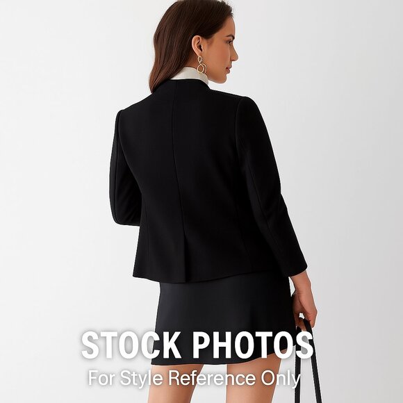 J.Crew Black “Going Out” Blazer – Stretch Twill – Chic Work-to-Evening Look - Picture 14 of 14